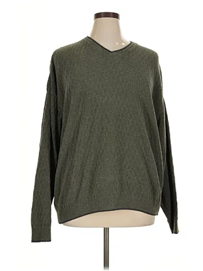 Pre-owned Assorted Brands Pullover Sweater In Green