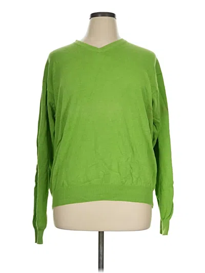 Pre-owned Assorted Brands Pullover Sweater In Green
