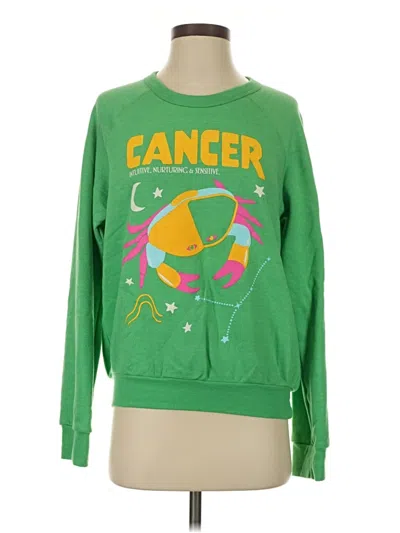 Pre-owned Assorted Brands Pullover Sweater In Green
