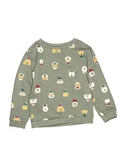 Pre-owned Assorted Brands Kids' Pullover Sweater In Green