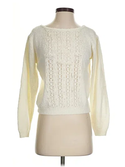 Pre-owned Assorted Brands Pullover Sweater In Ivory