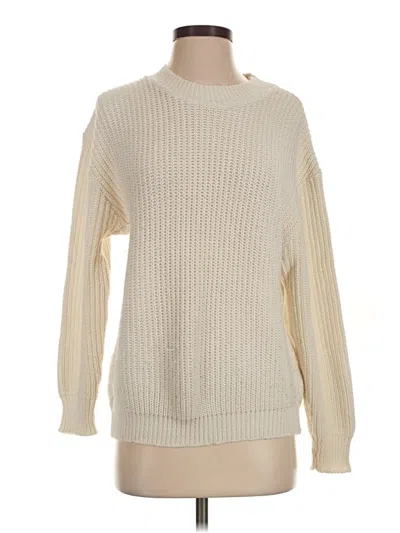 Pre-owned Assorted Brands Pullover Sweater In Ivory
