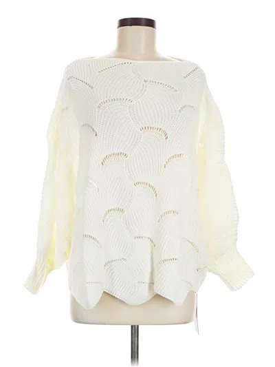 Pre-owned Assorted Brands Pullover Sweater In Ivory