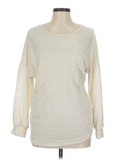 Pre-owned Assorted Brands Pullover Sweater In Ivory