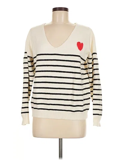Pre-owned Assorted Brands Pullover Sweater In Ivory