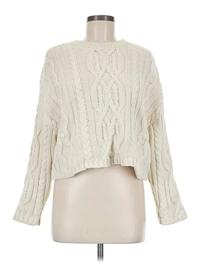 Pre-owned Assorted Brands Pullover Sweater In Ivory
