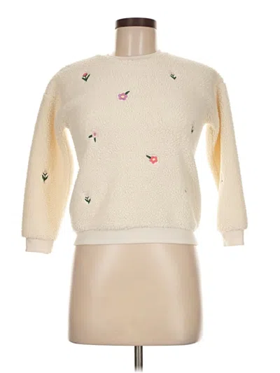 Pre-owned Assorted Brands Pullover Sweater In Ivory