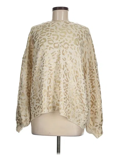 Pre-owned Assorted Brands Pullover Sweater In Ivory