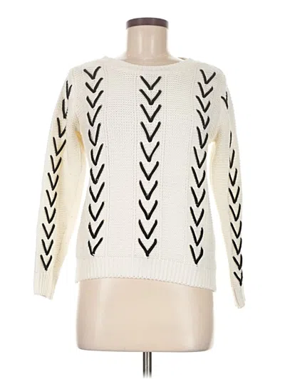Pre-owned Assorted Brands Pullover Sweater In Ivory