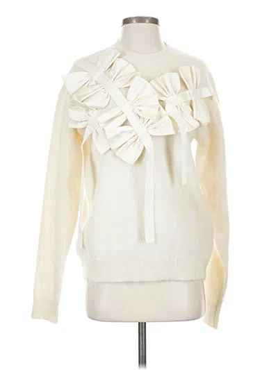 Pre-owned Assorted Brands Pullover Sweater In Ivory