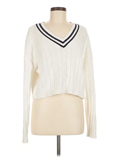Pre-owned Assorted Brands Pullover Sweater In Ivory