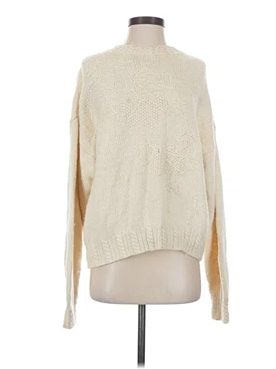 Pre-owned Assorted Brands Pullover Sweater In Ivory
