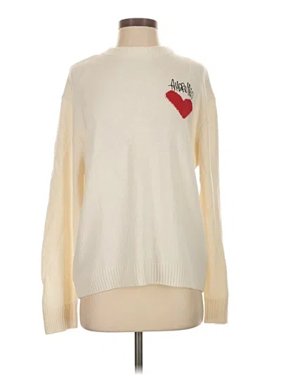 Pre-owned Assorted Brands Pullover Sweater In Ivory