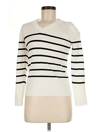 Pre-owned Assorted Brands Pullover Sweater In Ivory