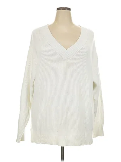 Pre-owned Assorted Brands Pullover Sweater In Ivory