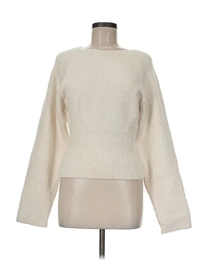 Pre-owned Assorted Brands Pullover Sweater In Ivory
