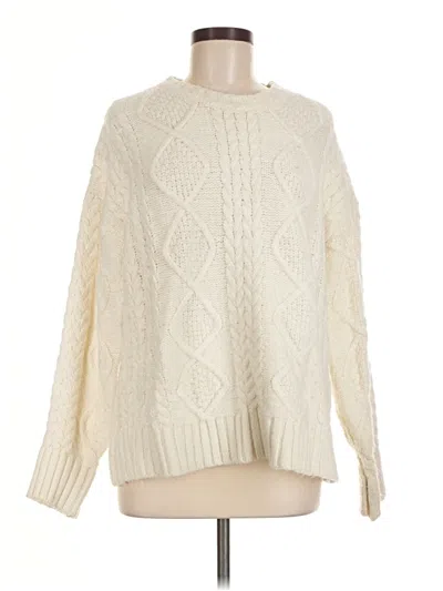 Pre-owned Assorted Brands Pullover Sweater In Ivory