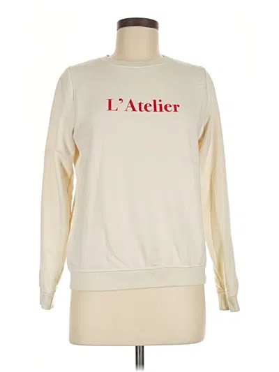 Pre-owned Assorted Brands Pullover Sweater In Ivory