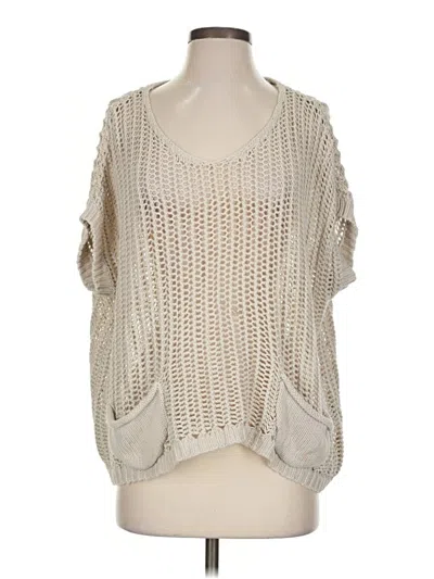 Pre-owned Assorted Brands Pullover Sweater In Ivory