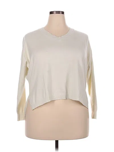 Pre-owned Assorted Brands Pullover Sweater In Ivory