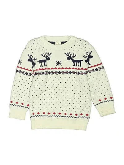 Pre-owned Assorted Brands Kids' Pullover Sweater In Ivory