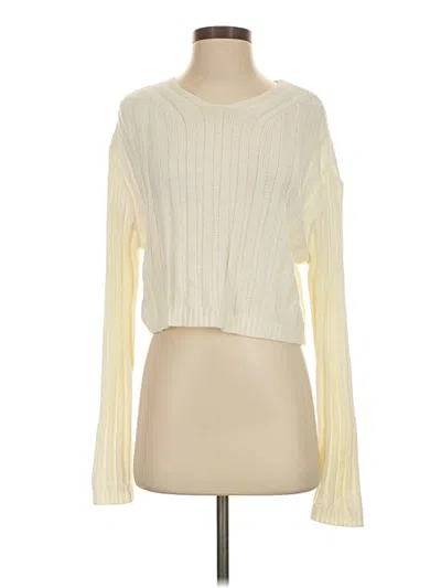 Pre-owned Assorted Brands Pullover Sweater In Ivory