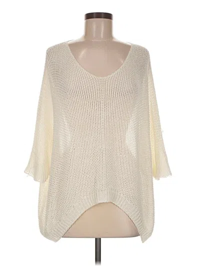 Pre-owned Assorted Brands Pullover Sweater In Ivory