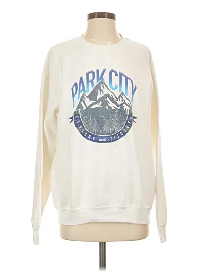 Pre-owned Assorted Brands Pullover Sweater In Ivory