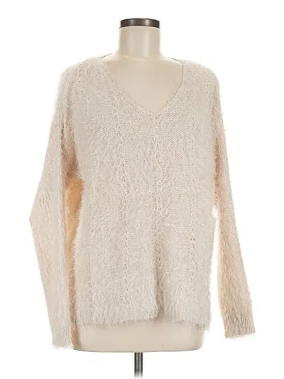 Pre-owned Assorted Brands Pullover Sweater In Ivory