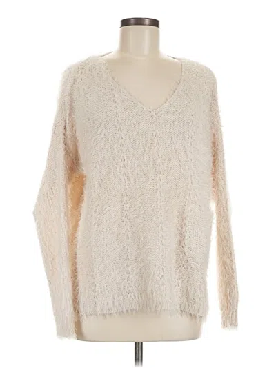 Pre-owned Assorted Brands Pullover Sweater In Ivory