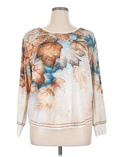Pre-owned Assorted Brands Pullover Sweater In Ivory