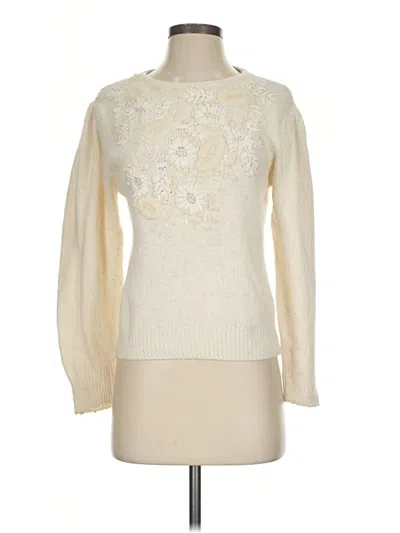 Pre-owned Assorted Brands Pullover Sweater In Ivory