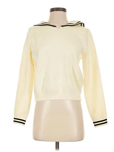 Pre-owned Assorted Brands Pullover Sweater In Ivory