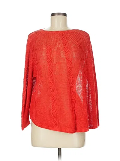 Pre-owned Assorted Brands Pullover Sweater In Orange