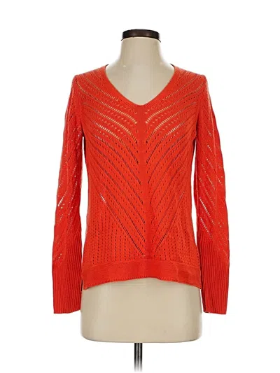 Pre-owned Assorted Brands Pullover Sweater In Orange