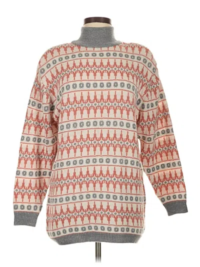 Pre-owned Assorted Brands Pullover Sweater In Orange