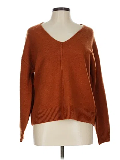 Pre-owned Assorted Brands Pullover Sweater In Orange