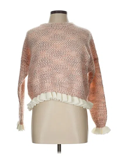 Pre-owned Assorted Brands Pullover Sweater In Orange