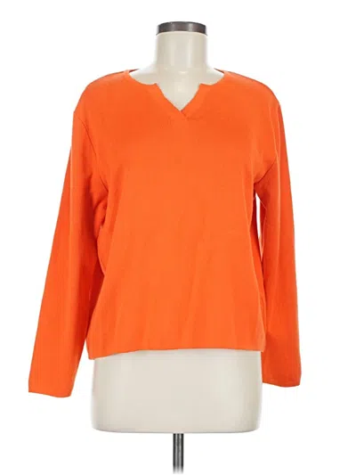 Pre-owned Assorted Brands Pullover Sweater In Orange