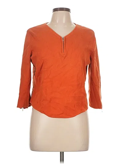 Pre-owned Assorted Brands Pullover Sweater In Orange