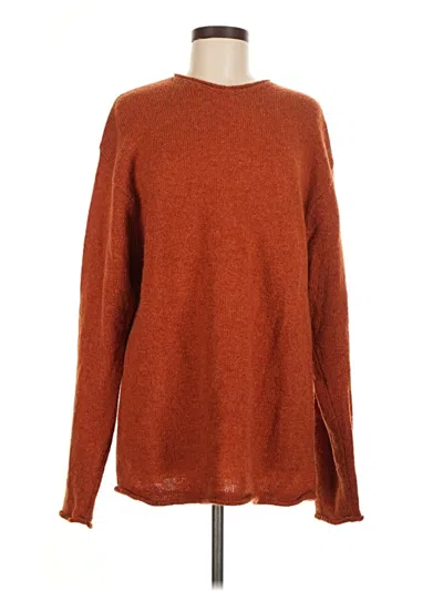 Pre-owned Assorted Brands Pullover Sweater In Orange