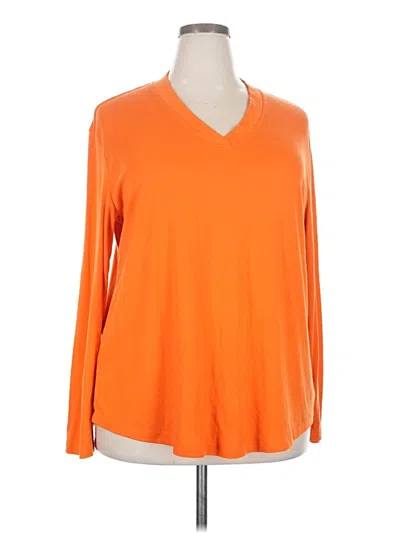 Pre-owned Assorted Brands Pullover Sweater In Orange