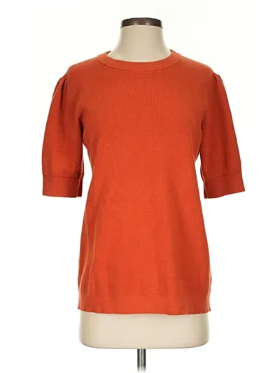Pre-owned Assorted Brands Pullover Sweater In Orange