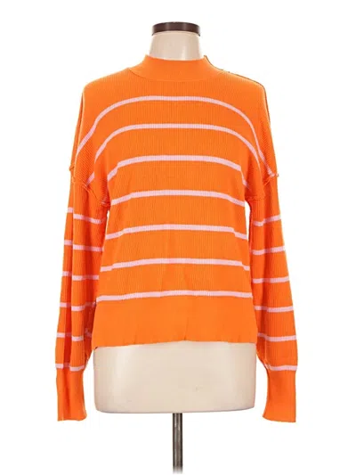Pre-owned Assorted Brands Pullover Sweater In Orange