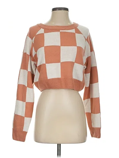 Pre-owned Assorted Brands Pullover Sweater In Orange