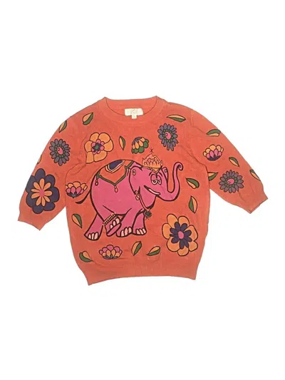 Pre-owned Assorted Brands Kids' Pullover Sweater In Orange