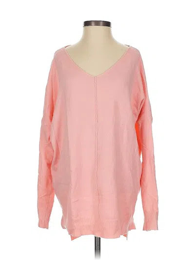 Pre-owned Assorted Brands Pullover Sweater In Pink