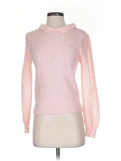 Pre-owned Assorted Brands Pullover Sweater In Pink