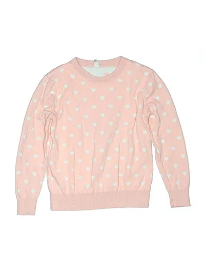 Pre-owned Assorted Brands Kids' Pullover Sweater In Pink