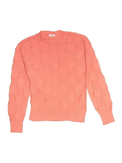Pre-owned Assorted Brands Kids' Pullover Sweater In Pink
